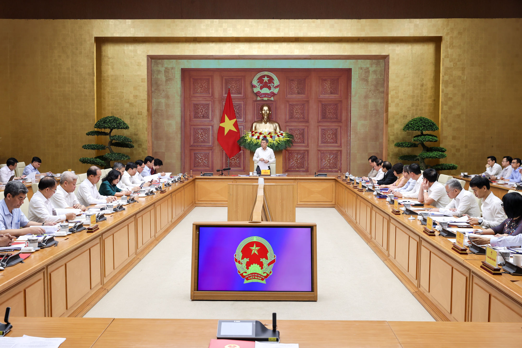 Toàn cảnh cuộc họp. (Ảnh: VGP)