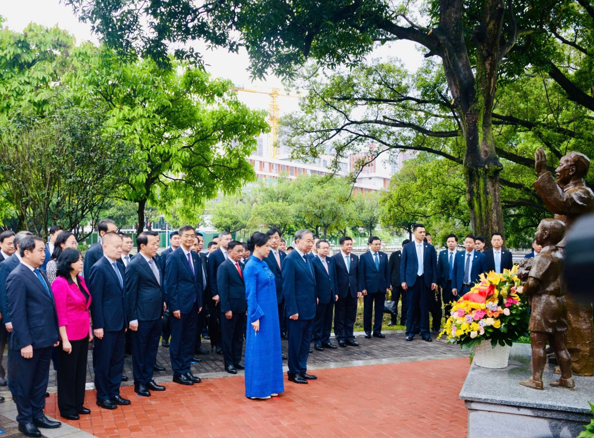 tong bi thu, chu tich nuoc to lam tham di tich truong duc tai nam ninh hinh anh 2