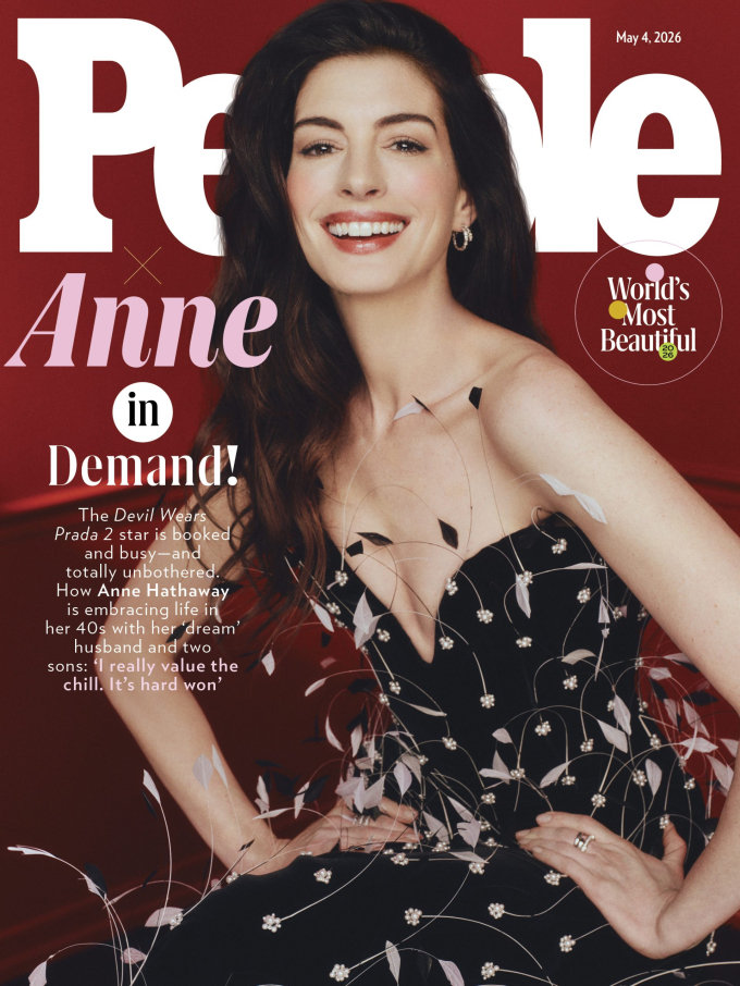 Ngày 20/4, People công bố Anne Hathaway là 