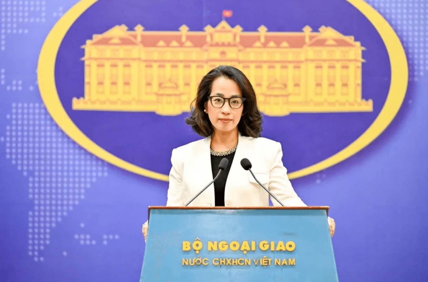 Người Phát ngôn Bộ Ngoại giao Phạm Thu Hằng. (Ảnh: Bộ Ngoại giao)