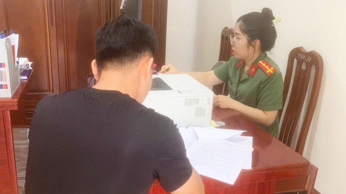 xu phat hanh vi xuc pham luc luong cand tren mang xa hoi o thai nguyen hinh anh 1