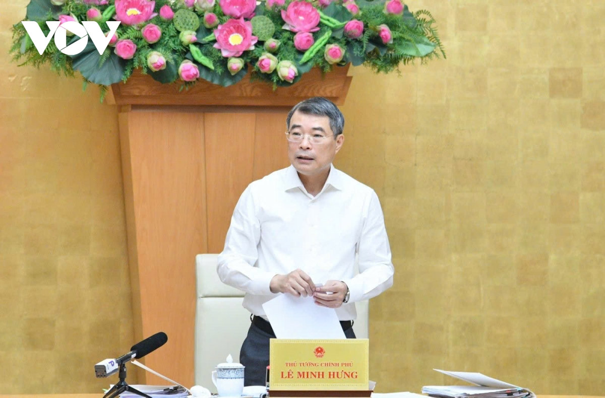 thu tuong le minh hung chu tri phien hop chinh phu thuong ky hinh anh 1
