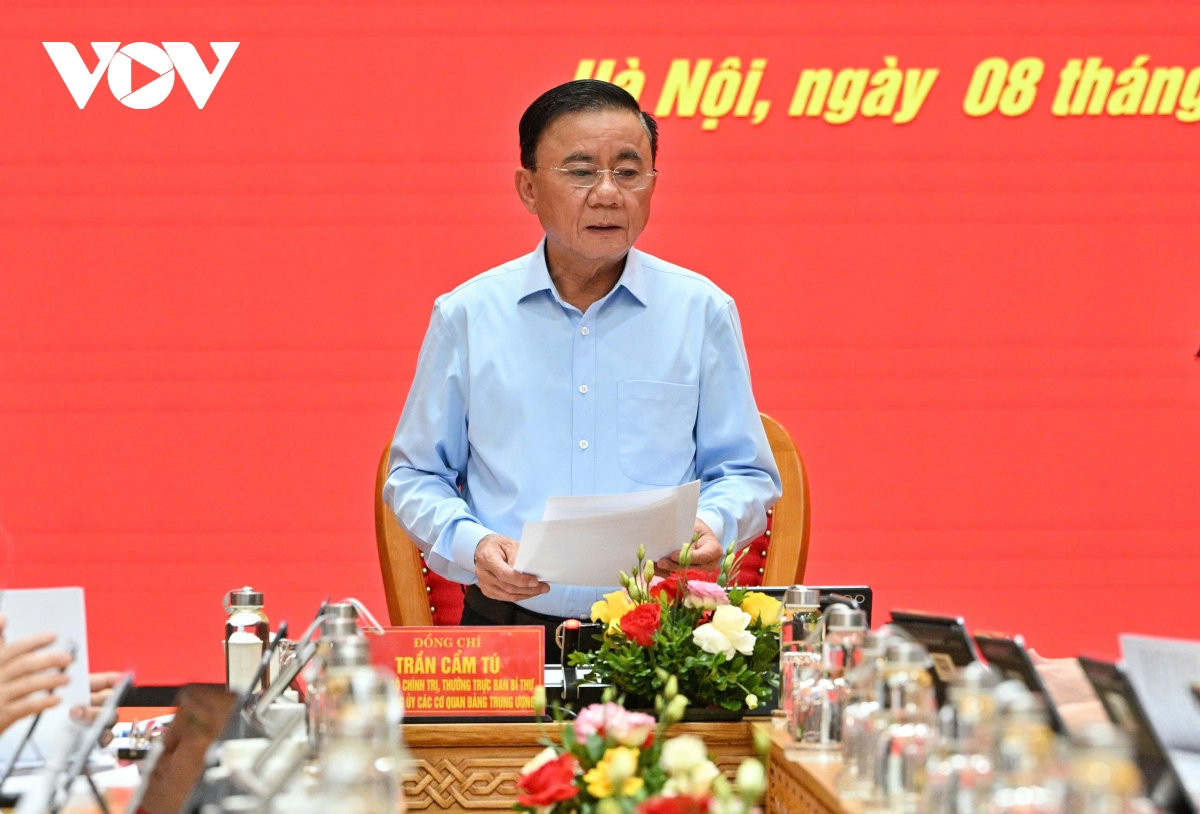 thuong truc ban bi thu chu tri hoi nghi ban thuong vu Dang uy cac co quan Dang t.U hinh anh 2
