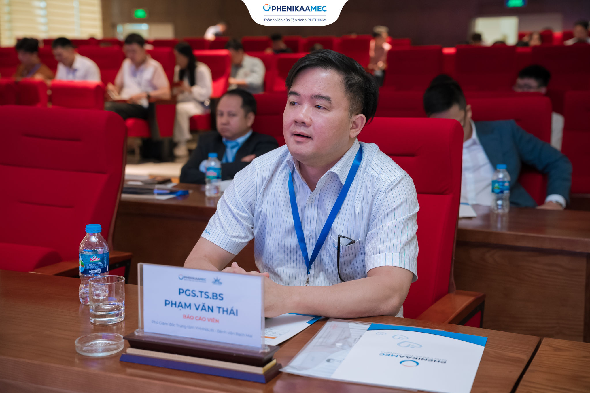 PGS.TS.BS Phạm Văn Thái – Phó Giám đốc Trung tâm Y học hạt nhân & Ung bướu, Bệnh viện Bạch Mai tại Hội thảo.