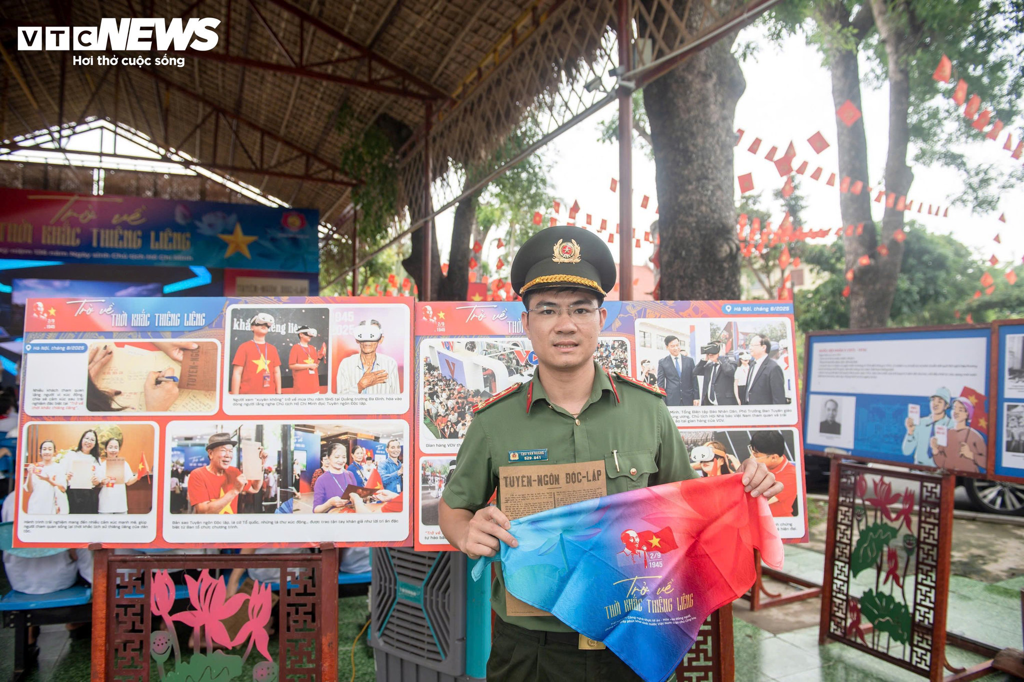 Đại uý Chu Văn Hoàng, Phòng Tổ chức cán bộ, Công an tỉnh Nghệ An mong chương trình sẽ tiếp tục được nhân rộng trên cả nước.