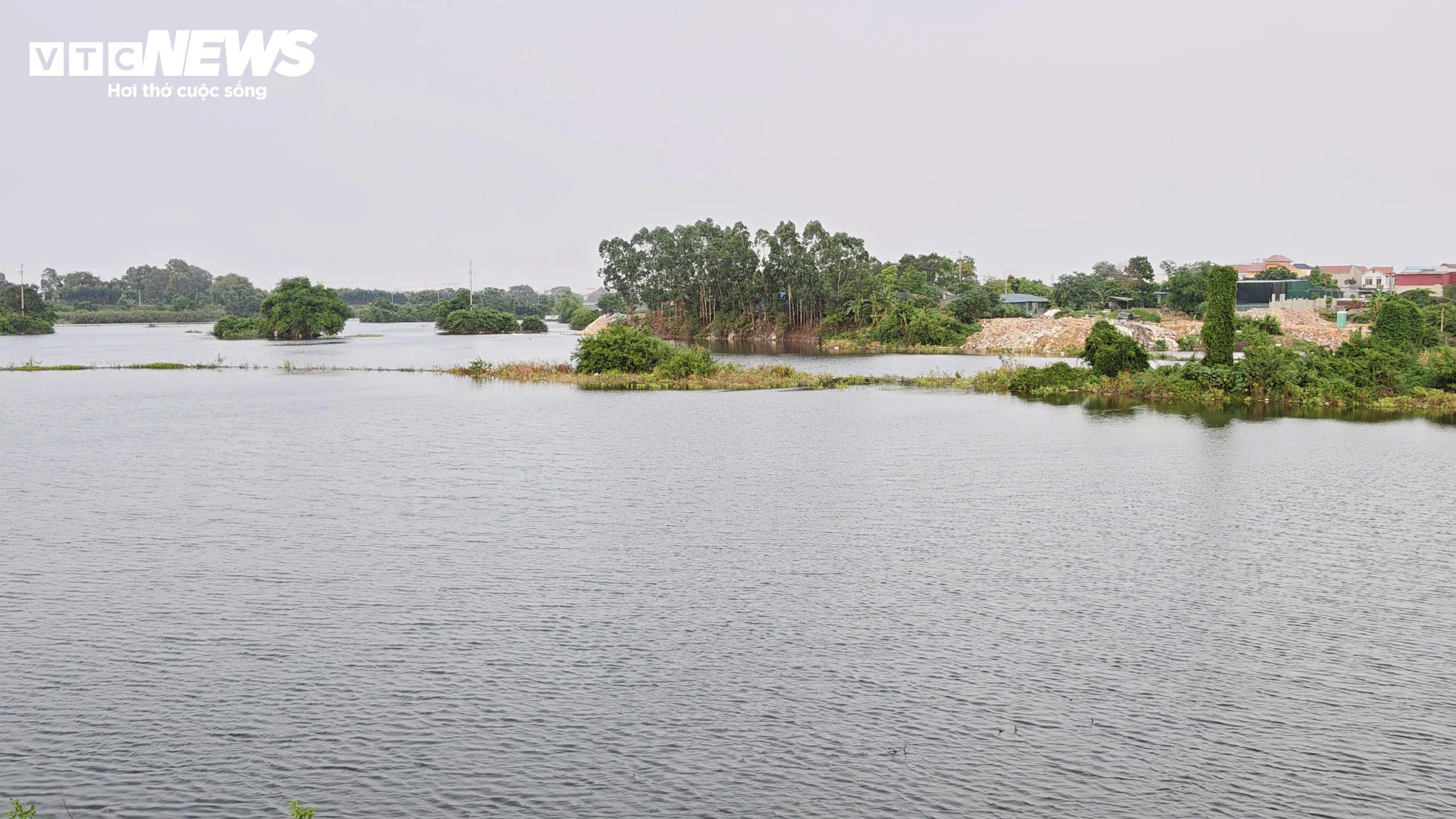Giờ đây, con sông dần trở lại màu xanh trong.