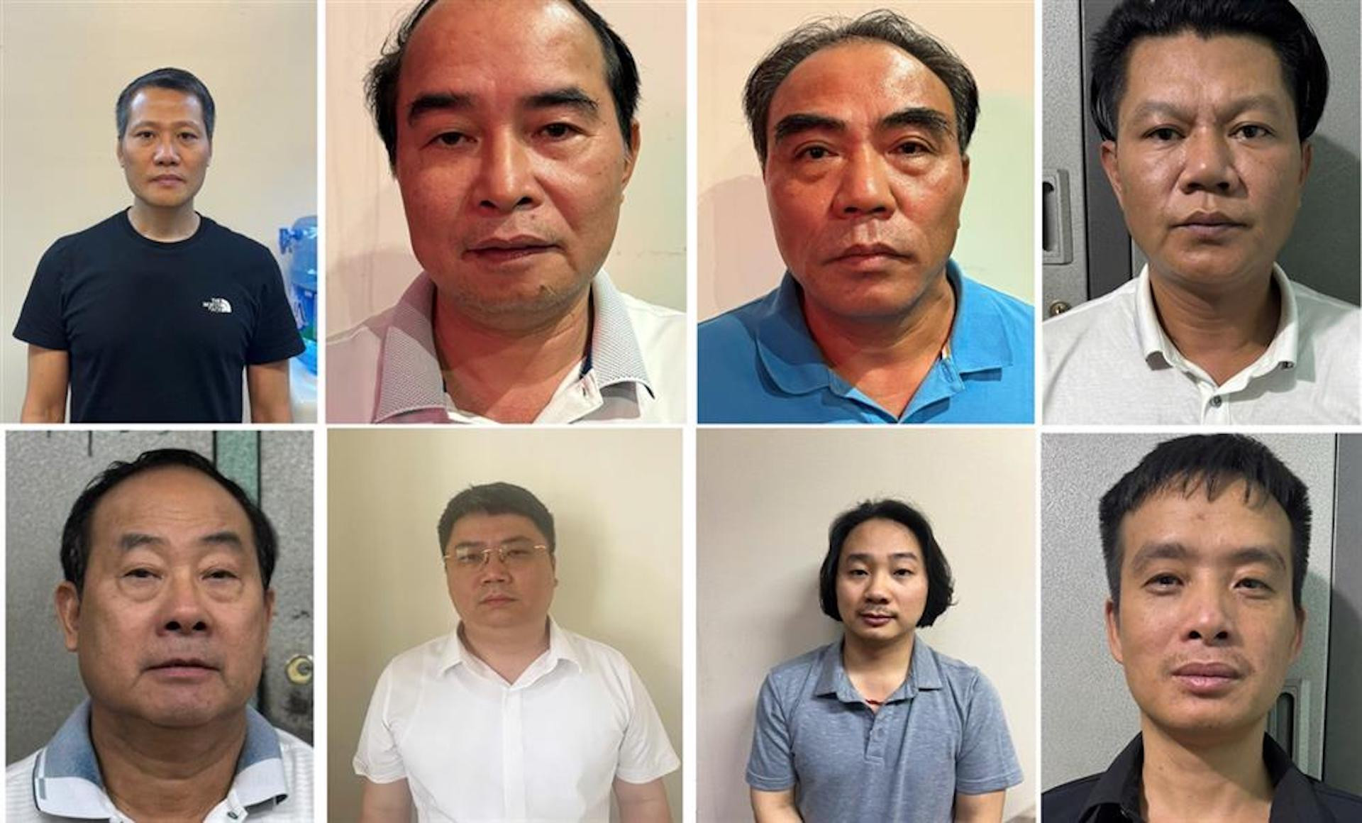 Những bị can đã bị khởi tố trong vụ án cách đây 1 năm trước.