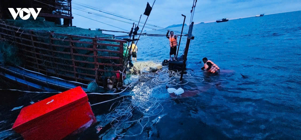 bo doi bien phong quang ninh kip thoi cuu ho 8 ngu dan gap nan tren bien hinh anh 2