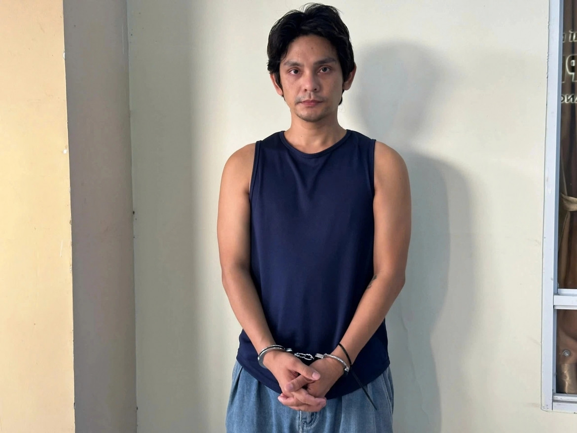 Ca sĩ Sơn Ngọc Minh khi bị bắt giữ