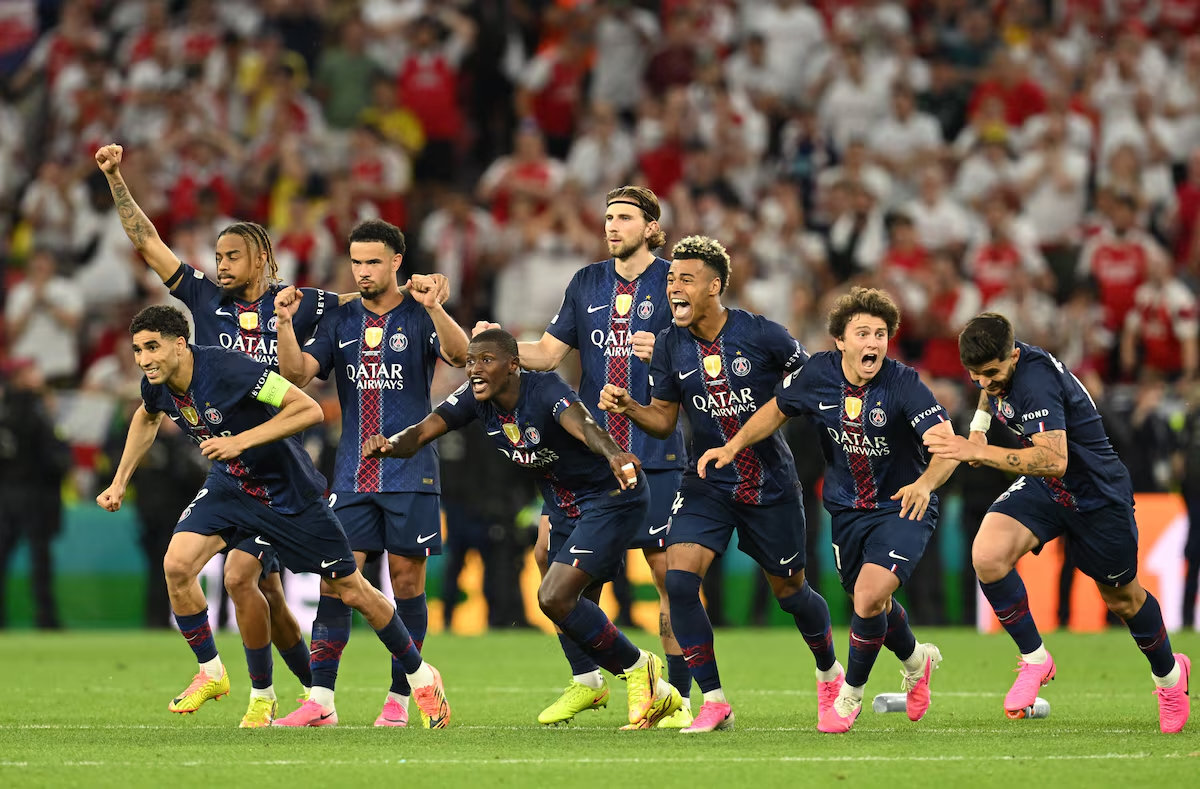 Đội hình PSG gần như được HLV Luis Enrique giữ nguyên ở hai trận chung kết C1. (Nguồn: Reuters)