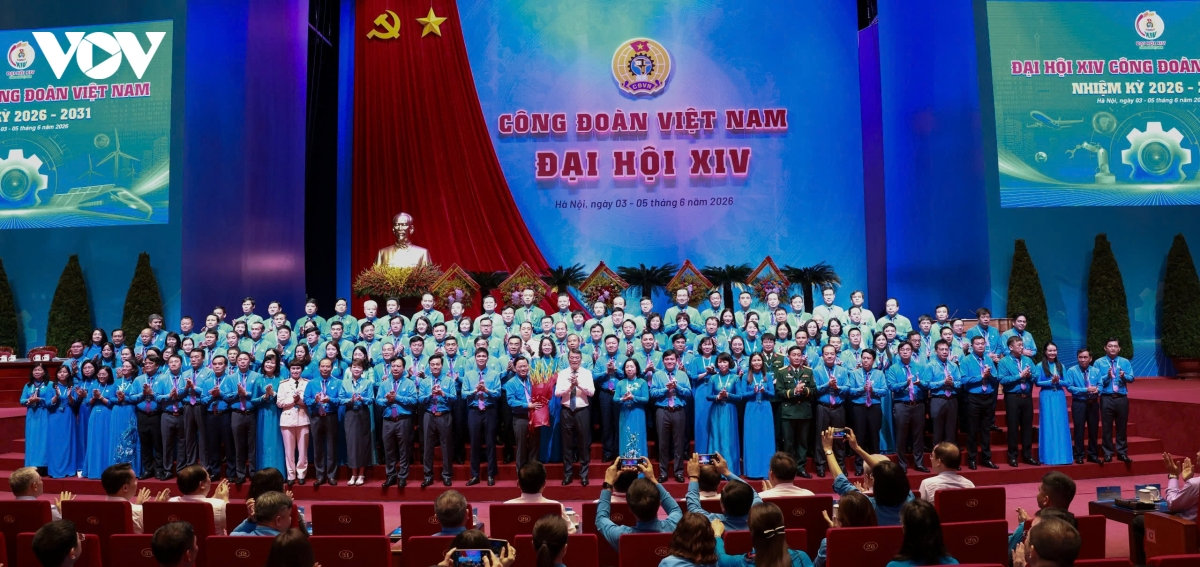 Dai hoi xiv cong doan viet nam thanh cong tot dep, tao da dot pha nhiem ky moi hinh anh 2