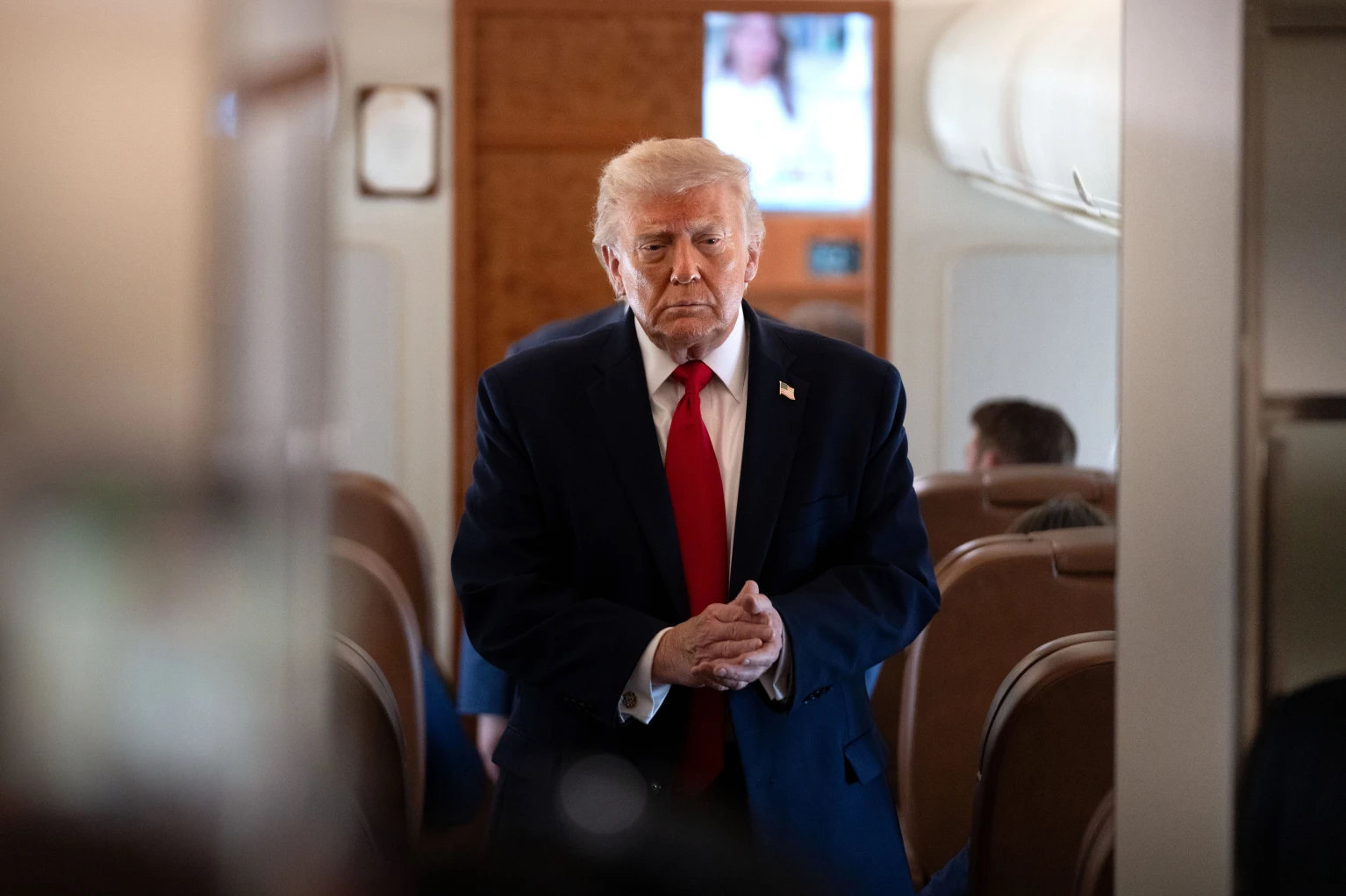 Tổng thống Trump trước đó tuyên bố ông có thể sẽ gặp Lãnh tụ Tối cao Iran Mojtaba Khamenei “vào một thời điểm nào đó”. (Ảnh: AP)