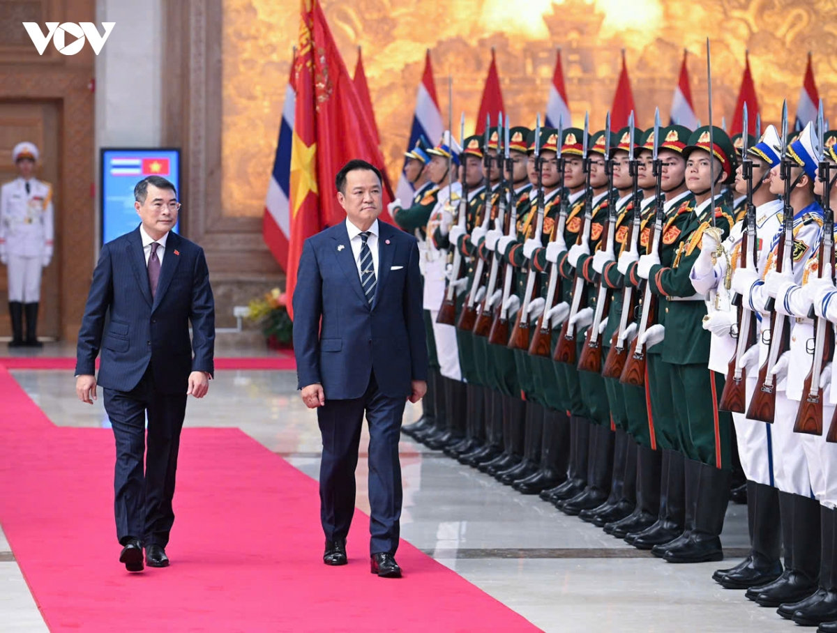 thủ tướng lê minh hưng chủ trì lễ đón thủ tướng thái lan thăm chính thức việt nam hình ảnh 1 thu tuong le minh hung chu tri le don thu tuong thai lan tham chinh thuc viet nam hinh anh 1