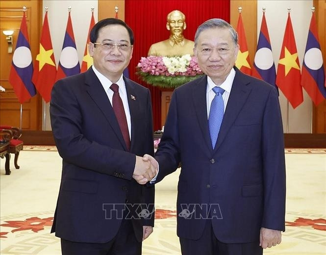 tổng bí thư, chủ tịch nước tô lâm tiếp thủ tướng lào sonexay siphandone hình ảnh 1 tong bi thu, chu tich nuoc to lam tiep thu tuong lao sonexay siphandone hinh anh 1