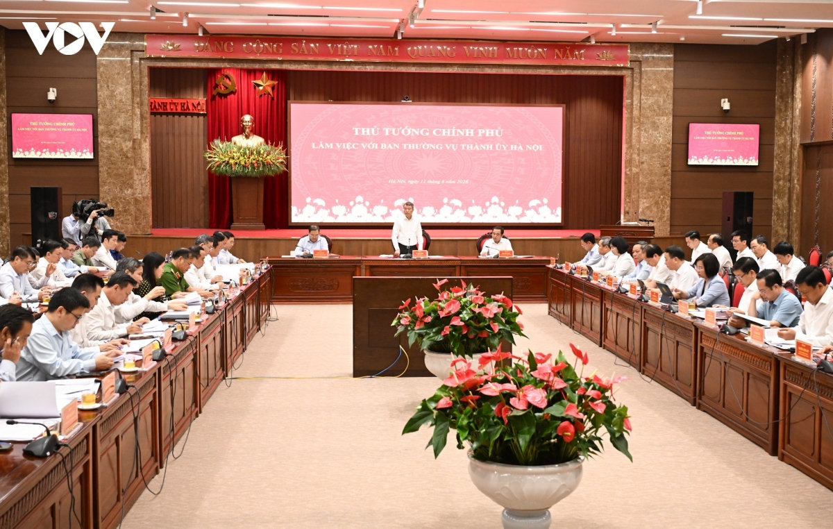 thủ tướng lê minh hưng làm việc với ban thường vụ thành ủy hà nội hình ảnh 3 thu tuong le minh hung lam viec voi ban thuong vu thanh uy ha noi hinh anh 3