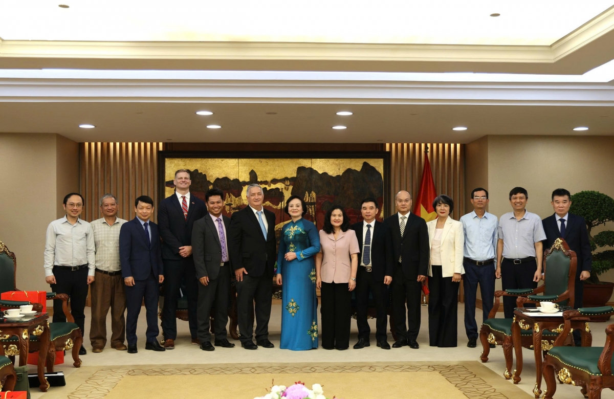 phó thủ tướng phạm thị thanh trà tiếp Đoàn đại biểu Đại học công nghệ texas hình ảnh 3 pho thu tuong pham thi thanh tra tiep Doan dai bieu Dai hoc cong nghe texas hinh anh 3