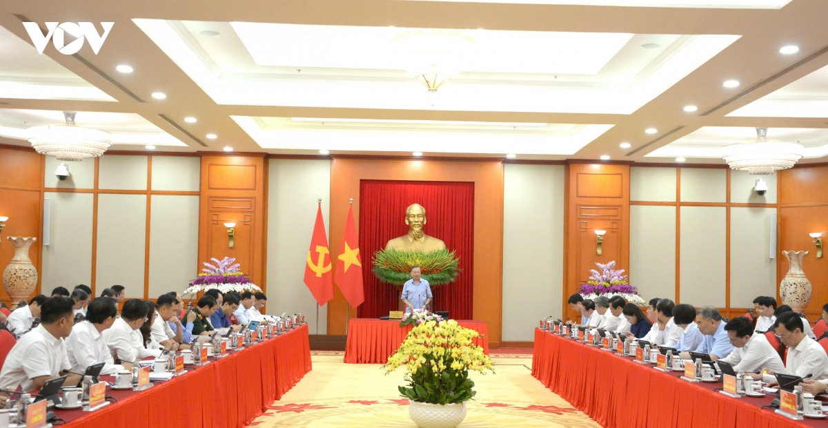 tong bi thu, chu tich nuoc to lam chu tri buoi lam viec ve giao duc, dao tao hinh anh 1