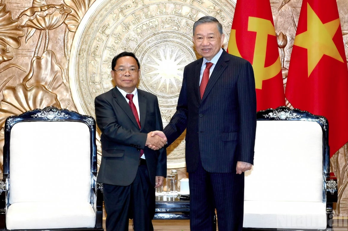 tong bi thu, chu tich nuoc to lam tiep bo truong bo tu phap lao hinh anh 1