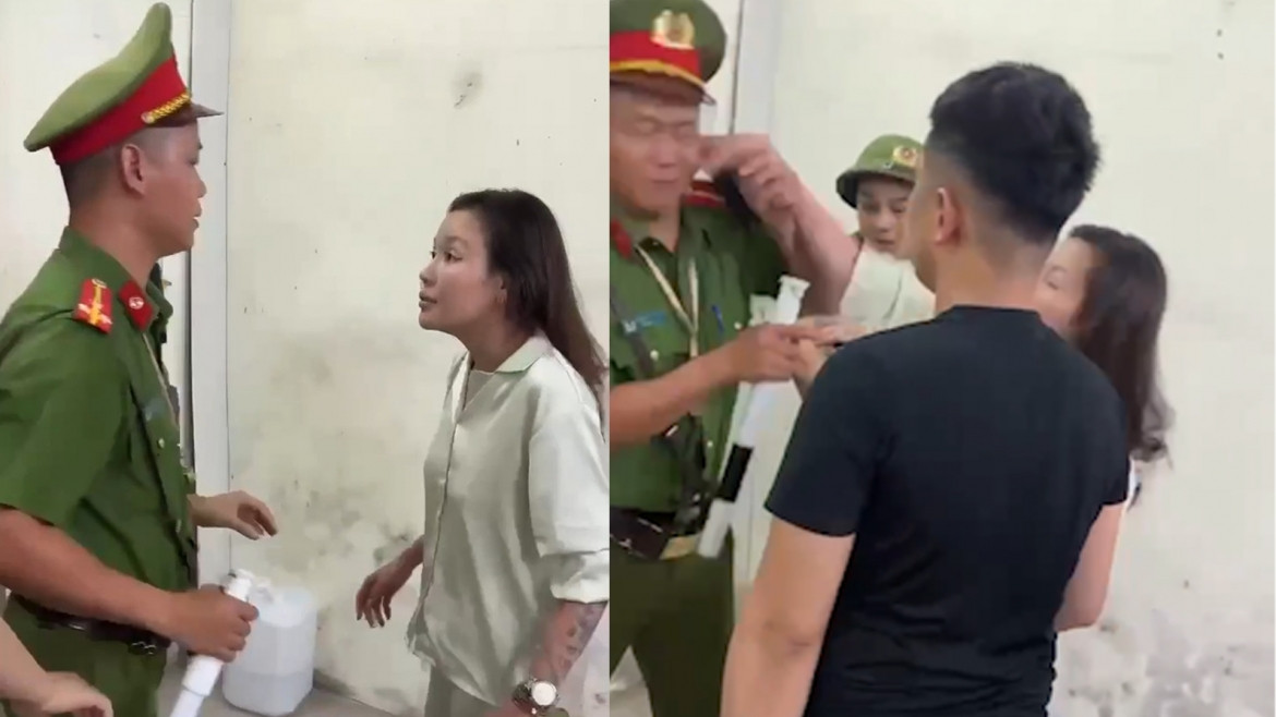 người phụ nữ tát công an ở thái nguyên từng lĩnh án tù về môi giới mại dâm hình ảnh 1 nguoi phu nu tat cong an o thai nguyen tung linh an tu ve moi gioi mai dam hinh anh 1