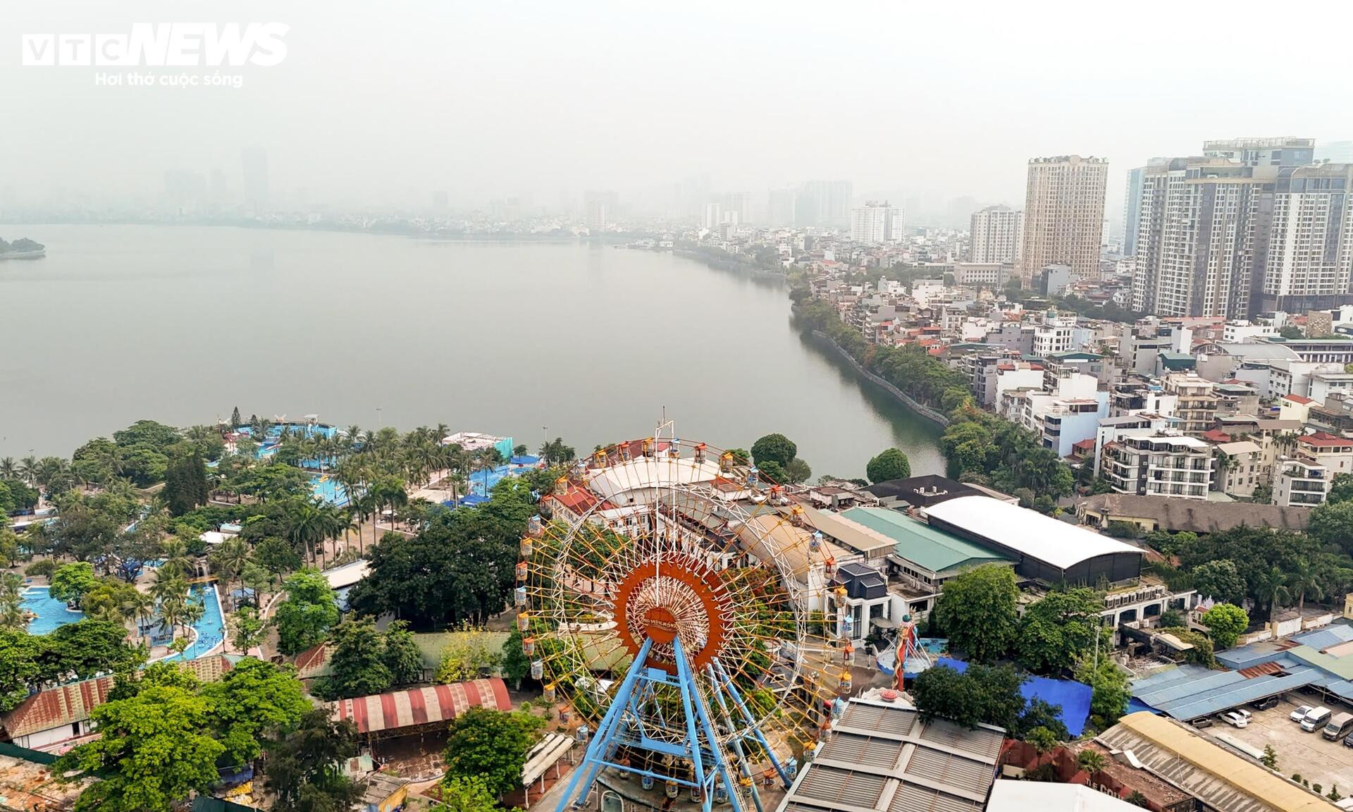 Nhìn từ trên cao những đoạn đường ven Hồ Tây sắp được mở rộng - 1