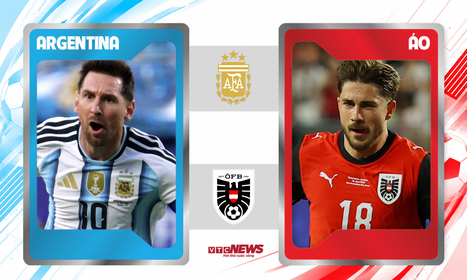 Argentina đấu với Áo ở lượt trận thứ hai bảng J World Cup 2026.