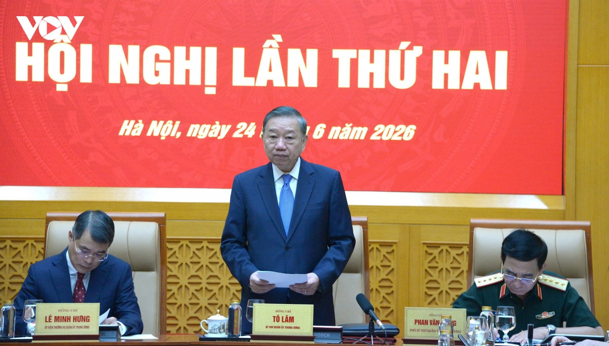 tổng bí thư, chủ tịch nước tô lâm dự hội nghị quân uỷ trung ương hình ảnh 6 tong bi thu, chu tich nuoc to lam du hoi nghi quan uy trung uong hinh anh 6