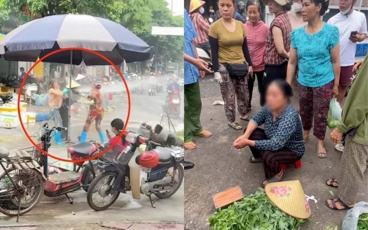 Hiện trường vụ việc.
