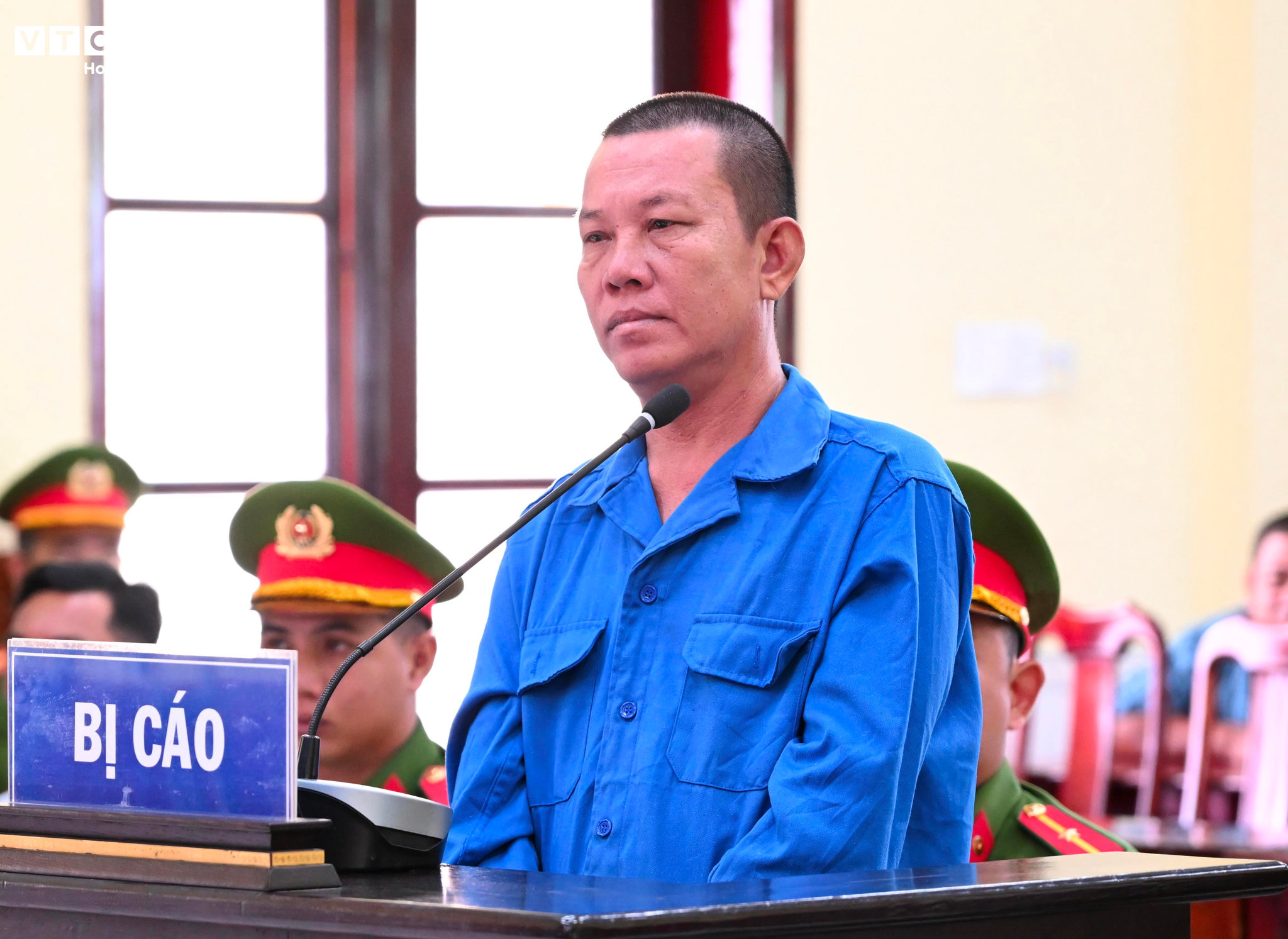 Bị cáo Nguyễn Cao Bằng tại phiên tòa.