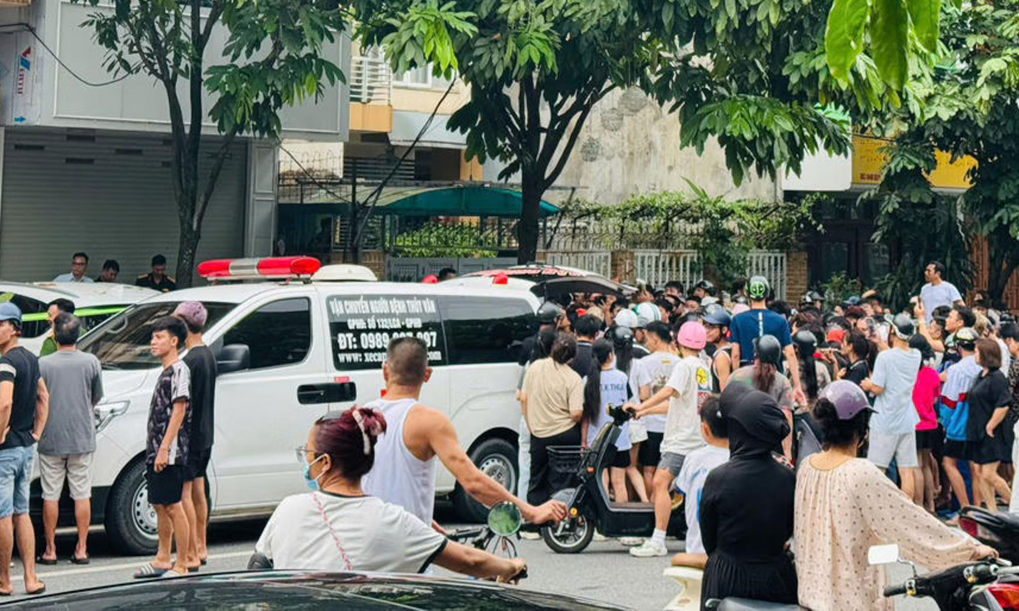 Hiện trường nơi xảy ra vụ việc. (Ảnh: Lào Cai Online)