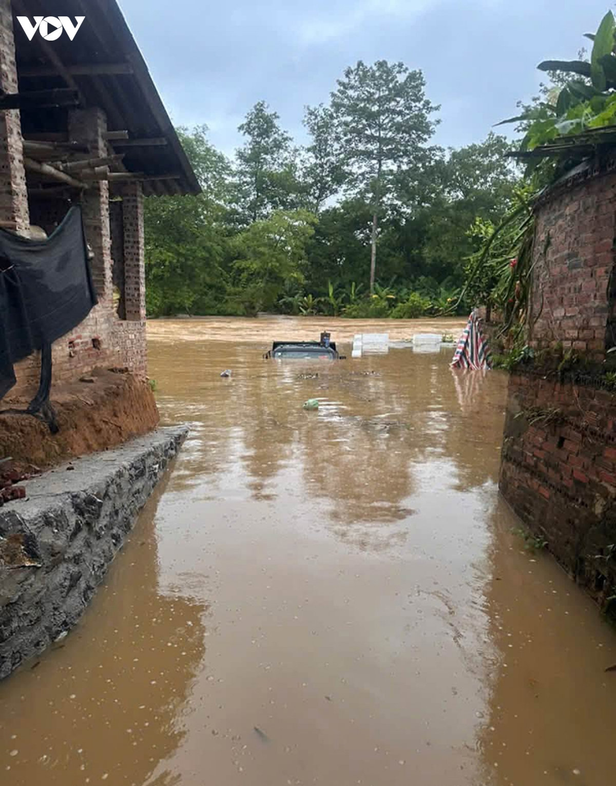 mua lon khien nhieu khu vuc o cao bang sat lo, ngap ung hinh anh 1