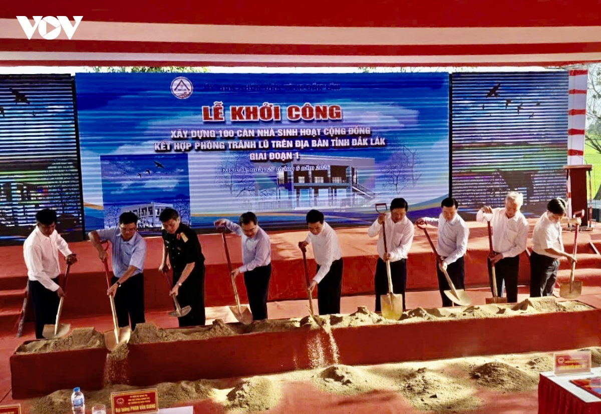 Dai tuong phan van giang du le khoi cong xay dung nha sinh hoat cong dong chong lu hinh anh 2