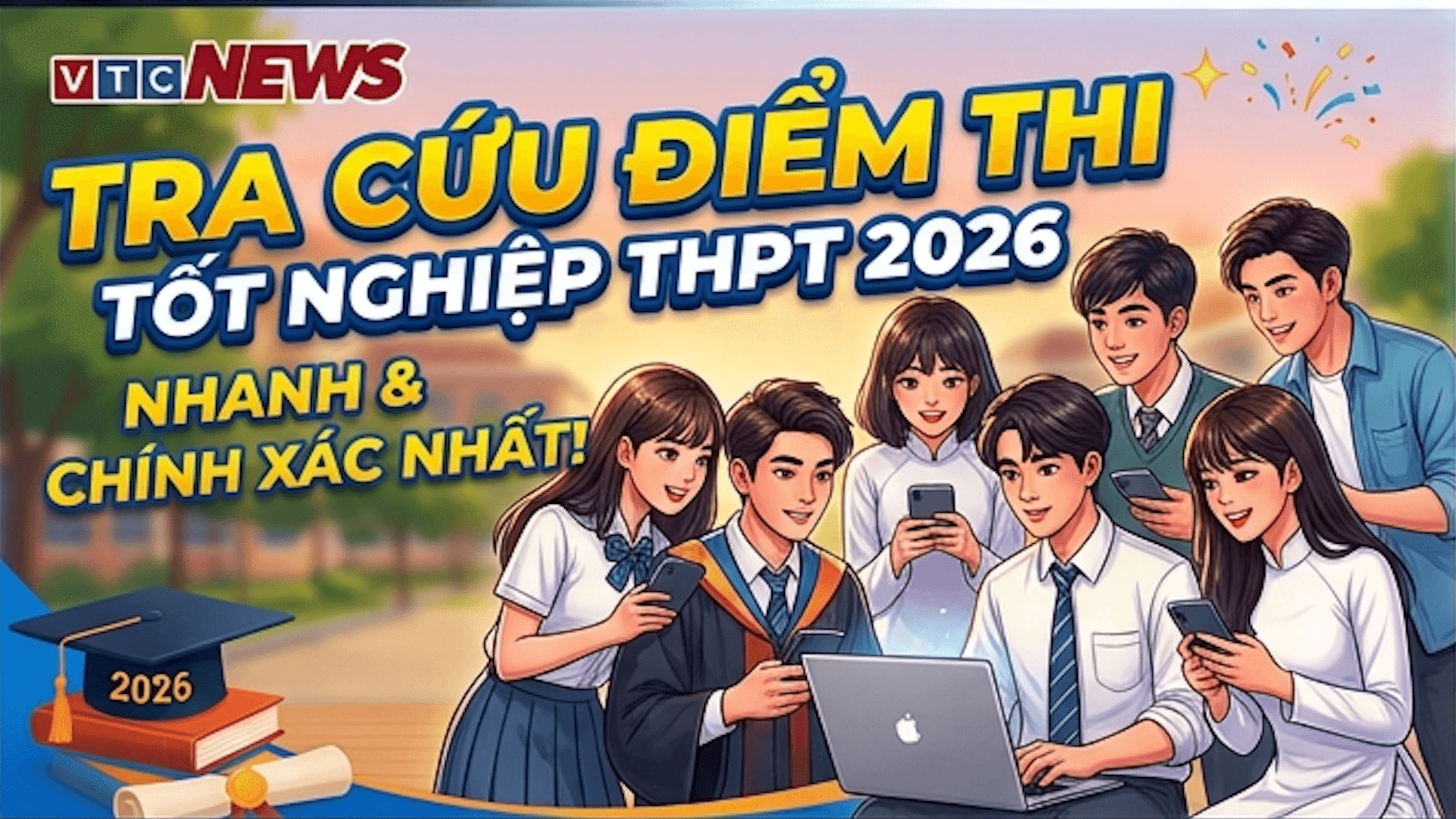 3 cách tra cứu điểm thi tốt nghiệp THPT năm 2026 nhanh nhất - 1