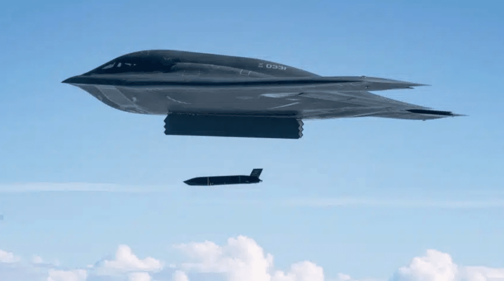 Máy bay ném bom tàng hình B-2 Spirit của Không quân Mỹ. (Ảnh: Không quân Mỹ)