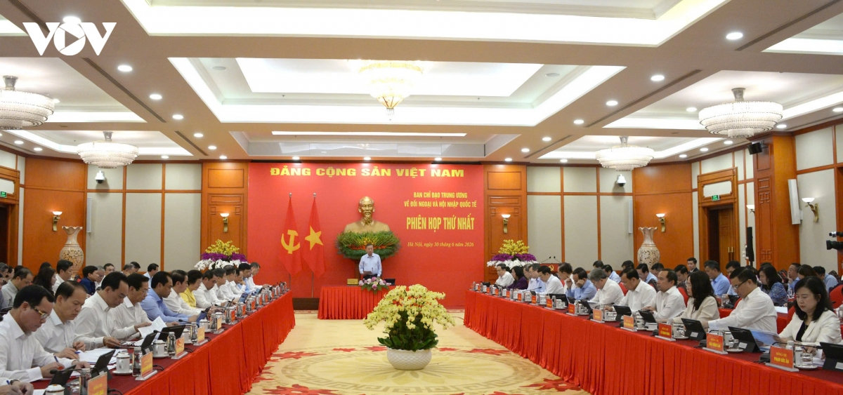 tong bi thu, chu tich nuoc chu tri phien hop ve doi ngoai va hoi nhap quoc te hinh anh 1