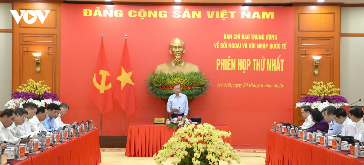 tong bi thu, chu tich nuoc chu tri phien hop ve doi ngoai va hoi nhap quoc te hinh anh 2