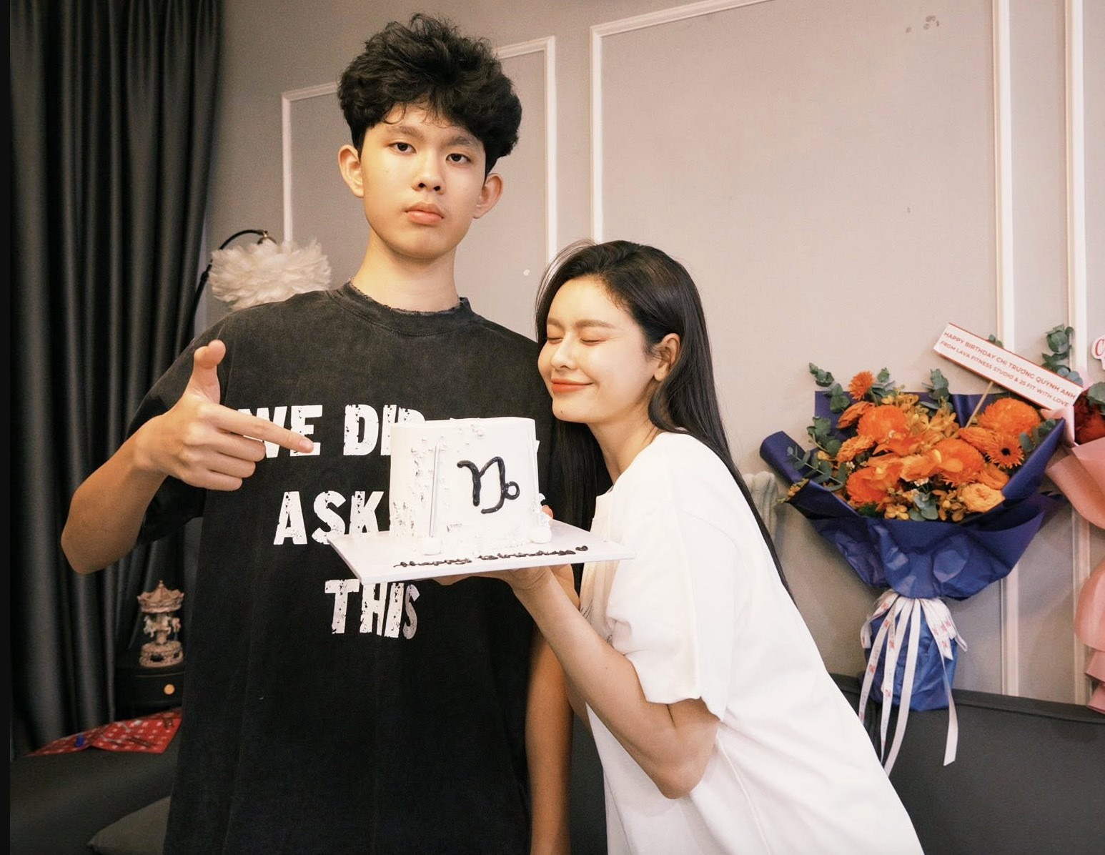 Trương Quỳnh Anh hạnh phúc khi con trai đã trưởng thành.