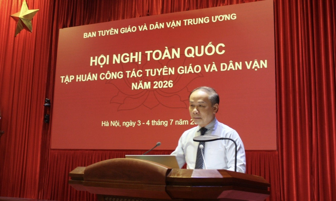 khai mac hoi nghi toan quoc tap huan cong tac tuyen giao va dan van nam 2026 hinh anh 1