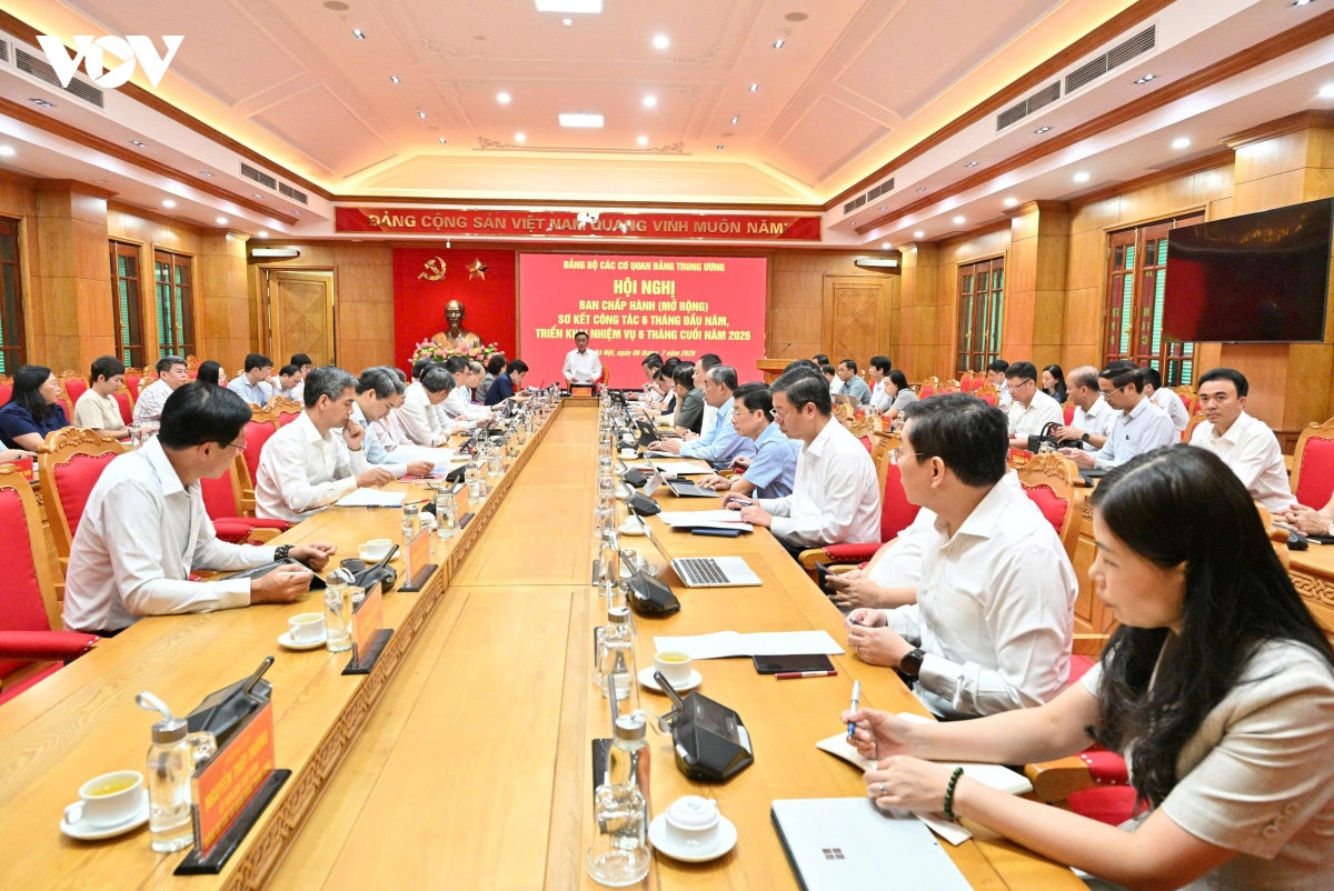 thuong truc ban bi thu chu tri hoi nghi Dang uy cac co quan Dang trung uong hinh anh 5