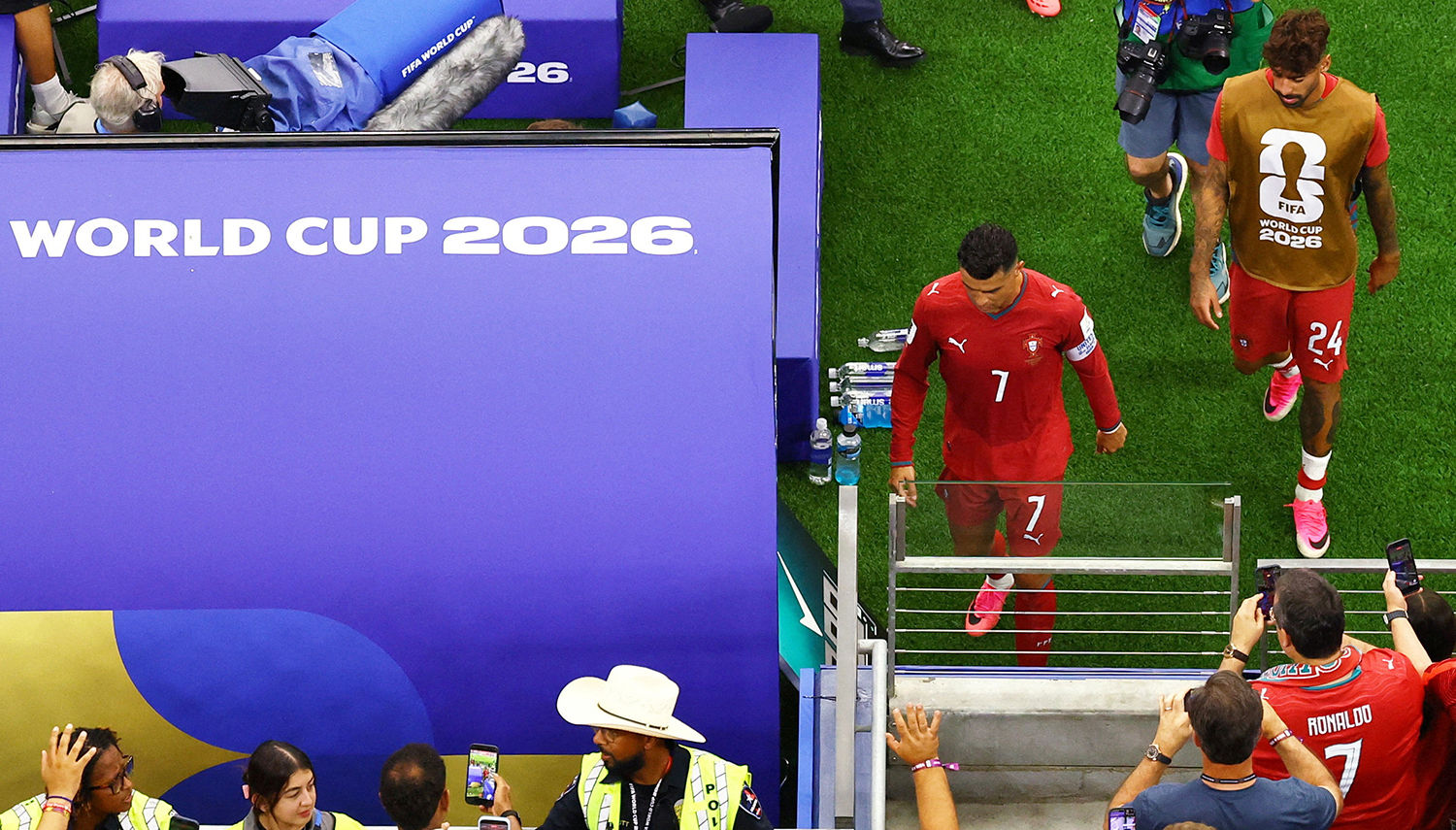 Thất bại này đồng nghĩa Ronaldo không có danh hiệu vô địch World Cup nào trong sự nghiệp. (Ảnh: Reuters)