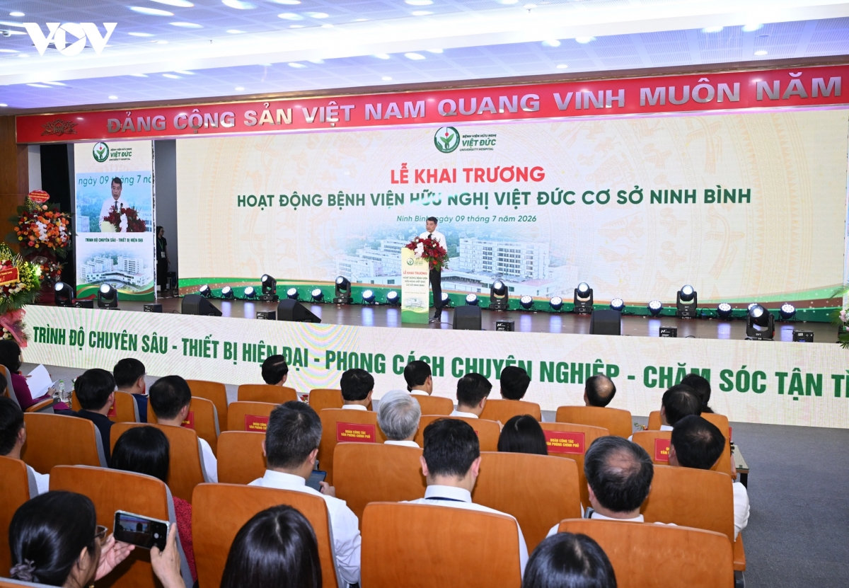 thu tuong du khai truong benh vien huu nghi viet Duc co so ninh binh hinh anh 2