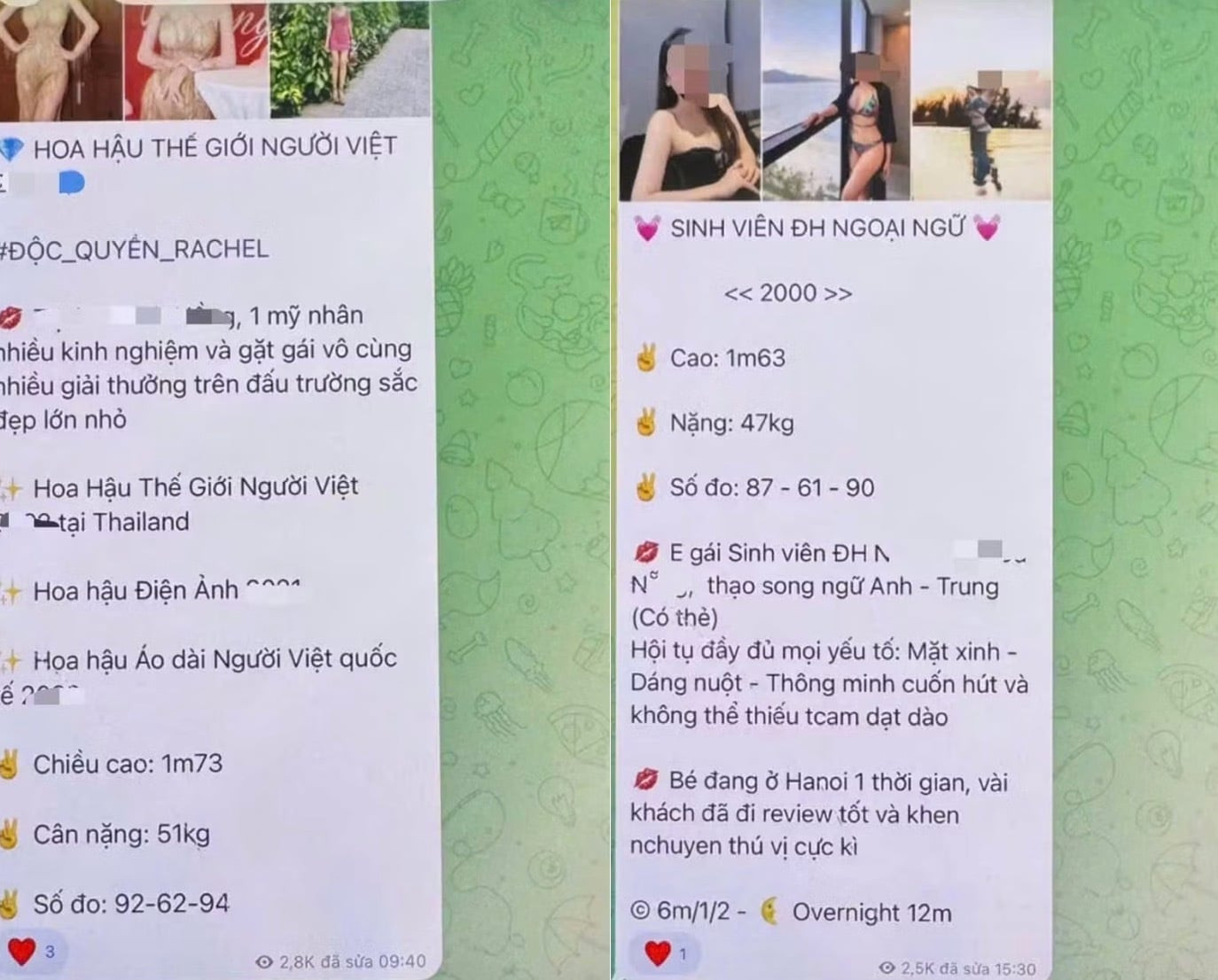 Những thông tin, hình ảnh đăng tải trong các nhóm được