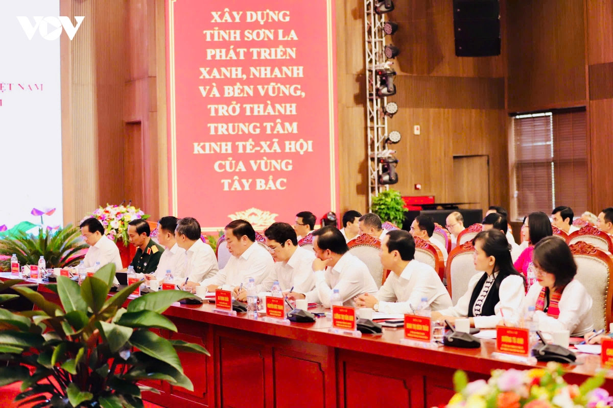 tổng bí thư, chủ tịch nước tô lâm làm việc với ban thường vụ tỉnh uỷ sơn la hình ảnh 3 tong bi thu, chu tich nuoc to lam lam viec voi ban thuong vu tinh uy son la hinh anh 3