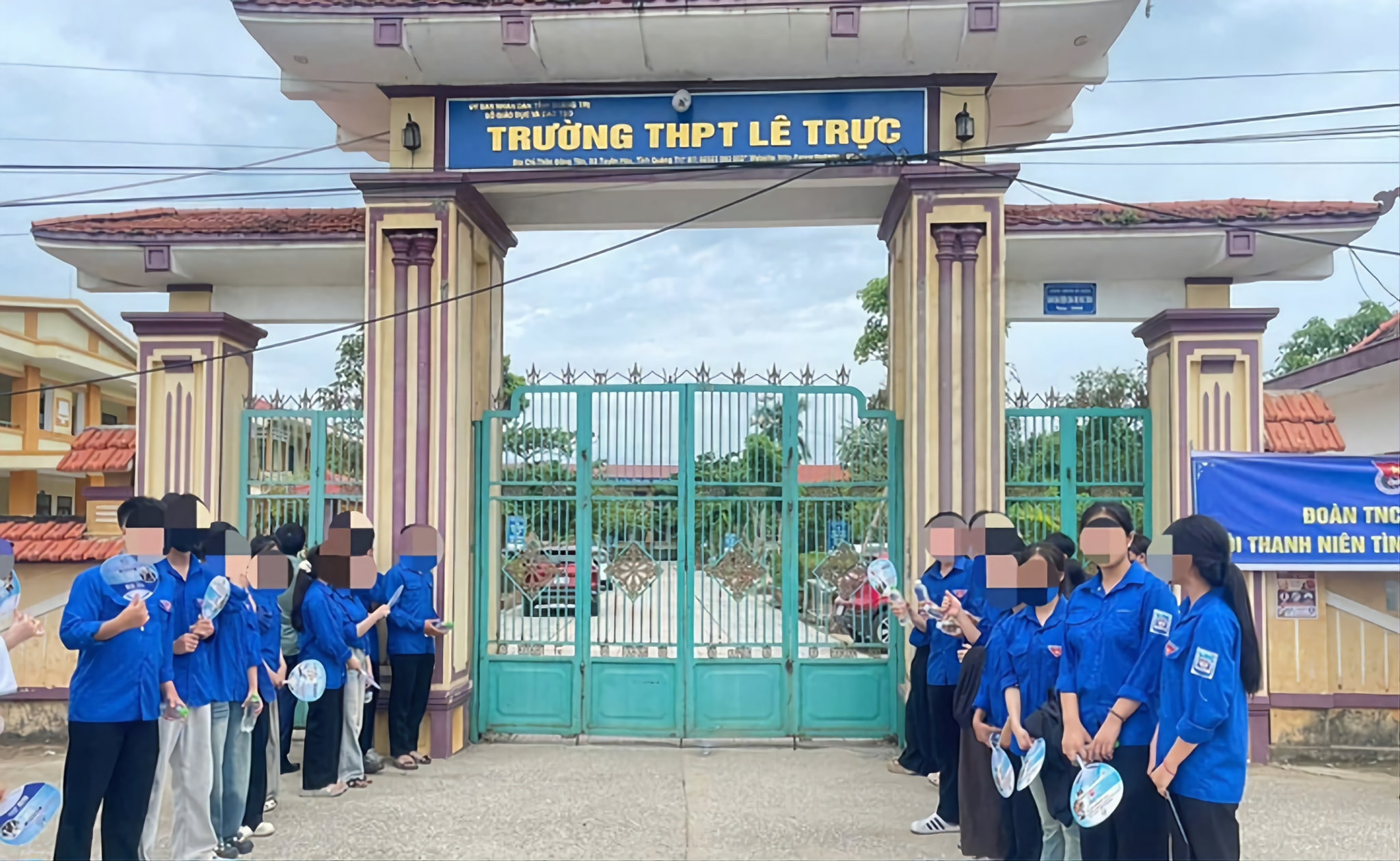 Điểm thi Trường THPT Lê Trực nơi xảy ra ra tiêu cực.