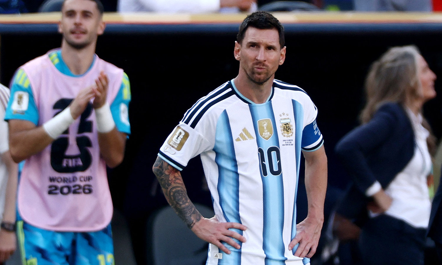 Đây là trận đấu cuối cùng của Messi ở World Cup. Anh từng tuyên bố sẽ không dự giải đấu tiếp theo. (Ảnh: Reuters)