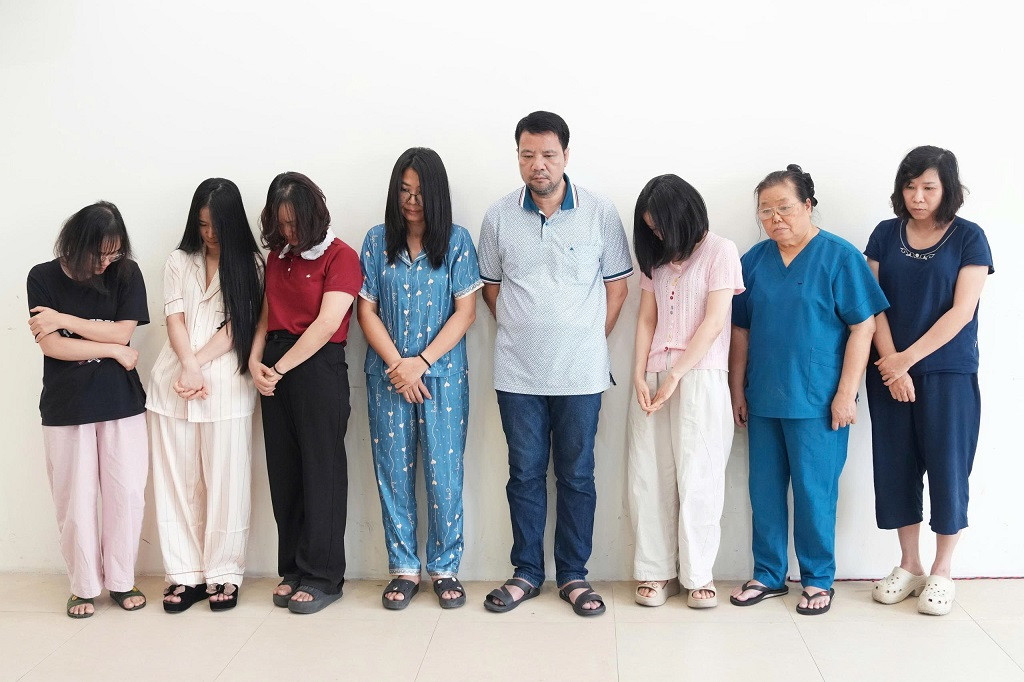 Các đối tượng bị bắt giữ