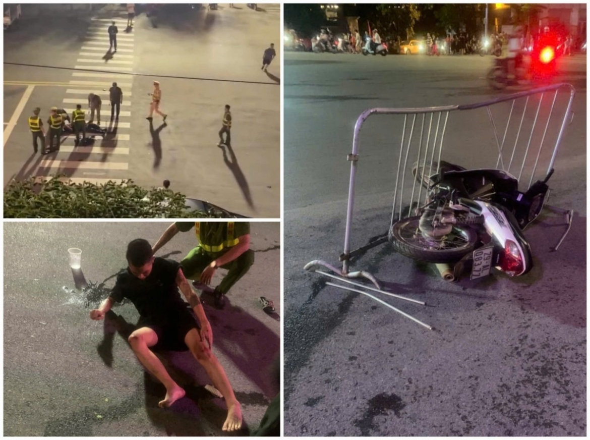 hai quái xế lĩnh án tù vì thông chốt, tông trọng thương cảnh sát hình ảnh 2 hai quai xe linh an tu vi thong chot, tong trong thuong canh sat hinh anh 2