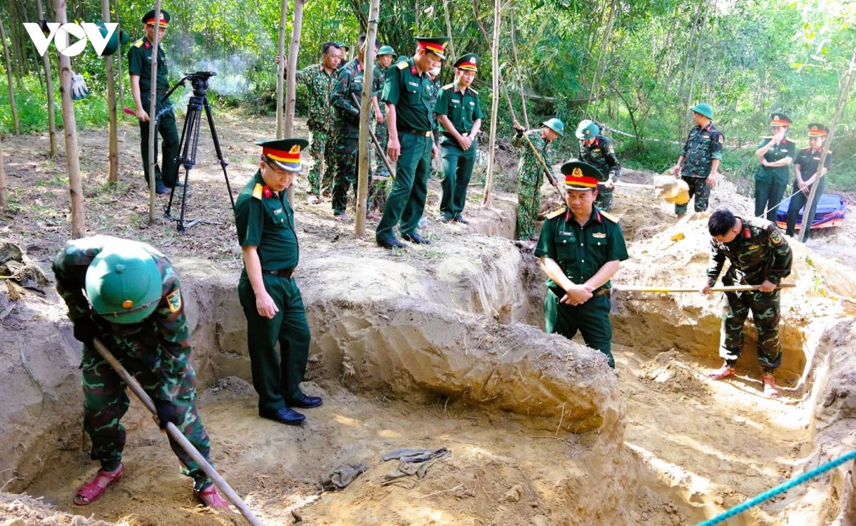 Đã tìm thấy 10 hài cốt liệt sĩ tại khu vực câu nhi, quảng trị hình ảnh 3 Da tim thay 10 hai cot liet si tai khu vuc cau nhi, quang tri hinh anh 3