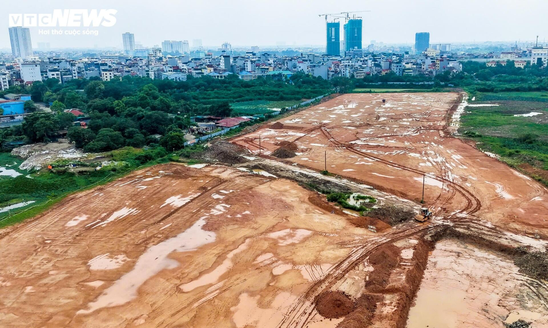 Cận cảnh khu vực xây depot rộng hơn 11 ha của tuyến metro gần 36.000 tỷ đồng ở Hà Nội - 11