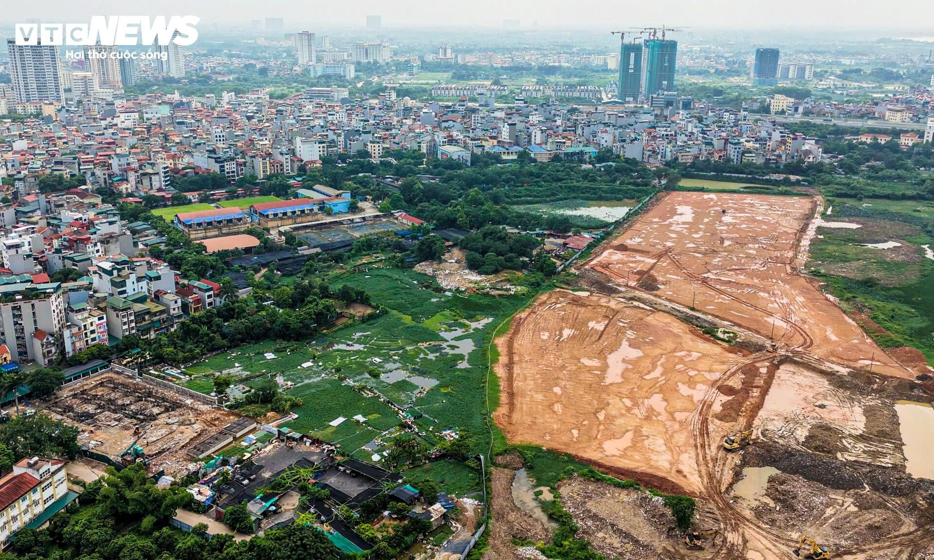 Cận cảnh khu vực xây depot rộng hơn 11 ha của tuyến metro gần 36.000 tỷ đồng ở Hà Nội - 1