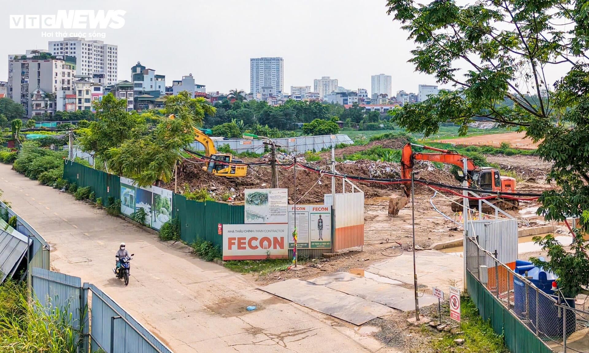 Cận cảnh khu vực xây depot rộng hơn 11 ha của tuyến metro gần 36.000 tỷ đồng ở Hà Nội - 6